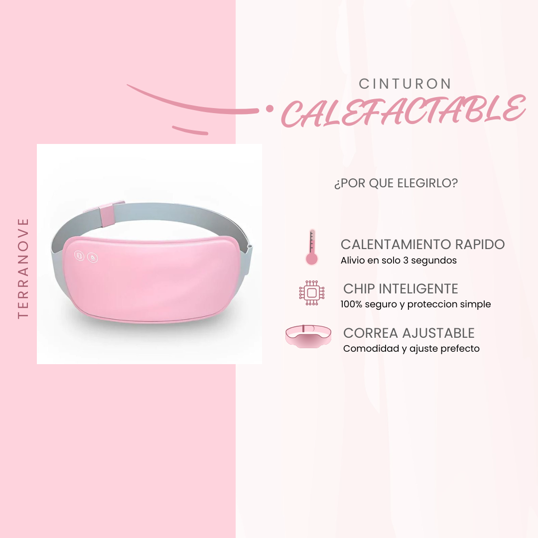 Cinturón calefactado menstrual